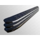 Пороги алюминиевые ТСС с накладкой для Subaru Outback 2009-2012