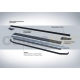 Пороги алюминиевые Rival Black для Mazda CX-9 2017-2021