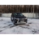 Защита передняя двойная 76-75 мм ТСС для Lexus LX-570/450d 2015-2021