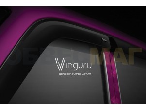 Дефлекторы окон Vinguru 4 штуки на внедорожник для Nissan Patrol № AFV63710